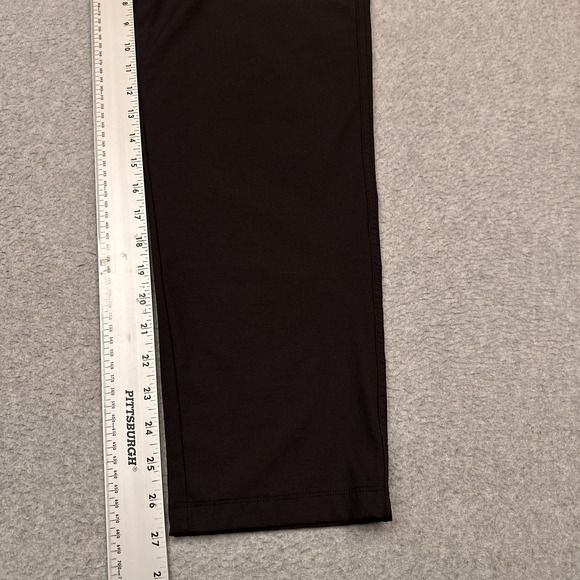 Athleta Wander Hybrid Pants Womens 4 Black Straight Zip Pockets Hiking Mid-Rise - Picture 8 of 11